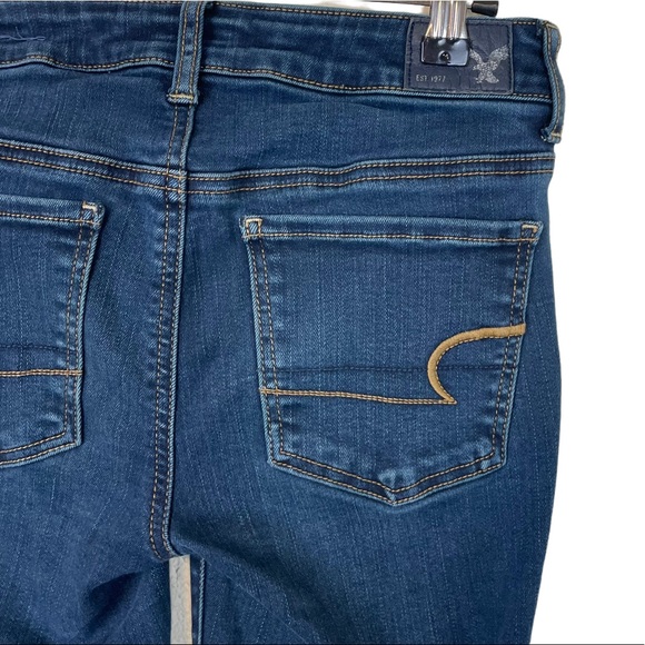 American Eagle Outfitters Super Stretch Skinny Jeggings Size 2 Long Leg Jean AEO - Picture 14 of 16